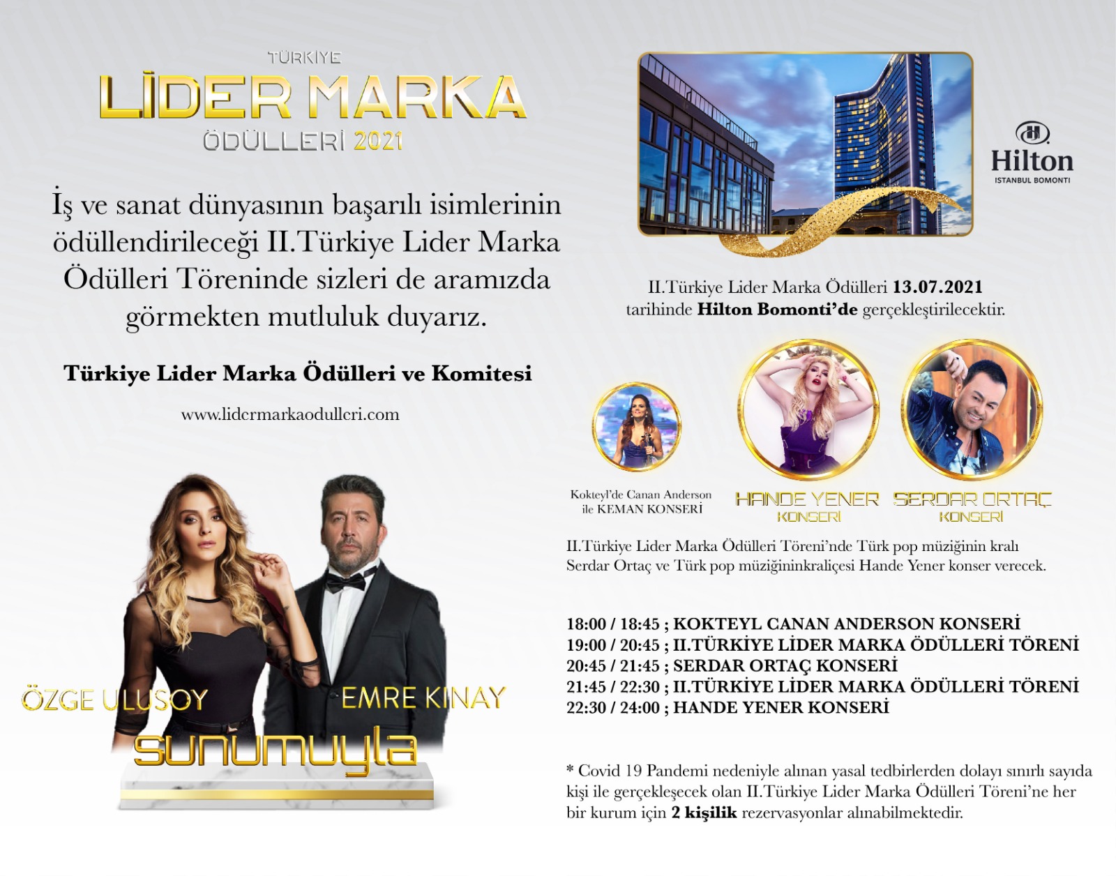 Türkiye Lider Marka Ödülleri Töreni -Tanıtım Afişi